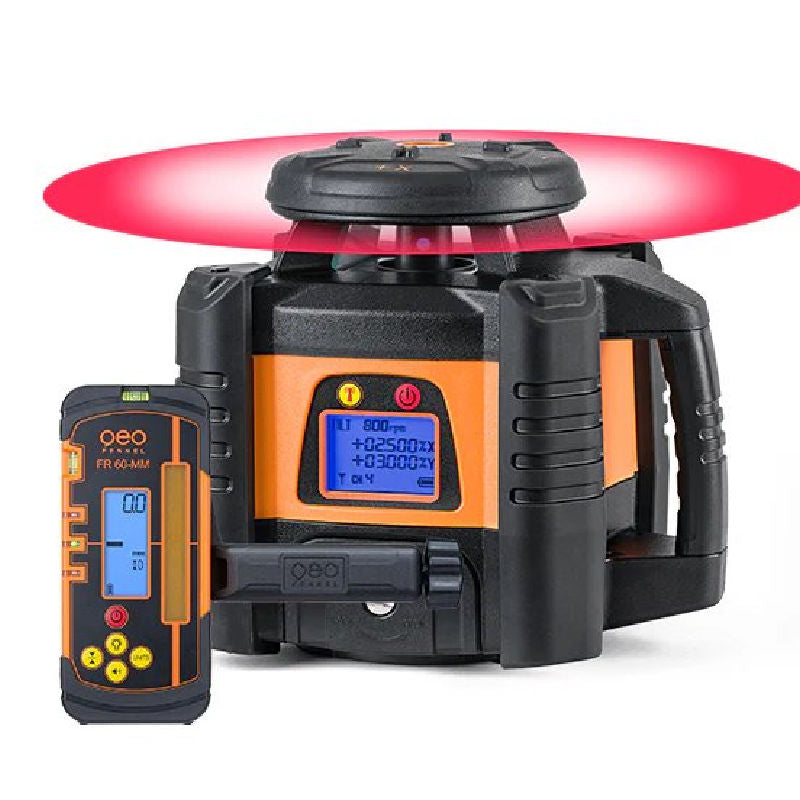 Geo Fennel FL 155 H-G Rotary Laser Level with FR 60 Laser Detector