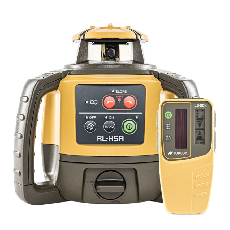 Topcon RL-H5A Rotating Laser Level with LS-80X Receiver
