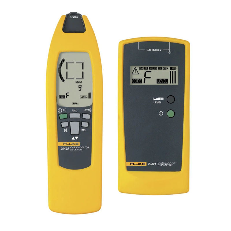 Fluke 2042 Professional Cable Locator Receiver and Transmitter front view