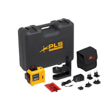 Fluke PLS 3x360R Three Plane Red Laser Level kit with case and accessories