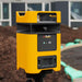 Fluke PLS H2 Z Red Horizontal Laser Rotary at a construction site