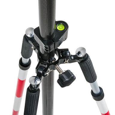 geo-FENNEL T 19 Pole Tripod for Prisms and GNSS Receivers bubble level close view