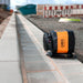 Geo Fennel FL245HV+ Rotating Laser Level on floor mount at a construction site