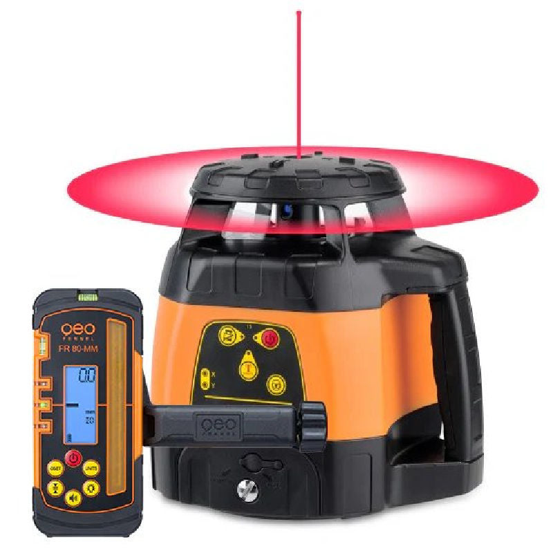 Geo Fennel FL245HV+ Rotating Laser Level with FR 80MM Laser Receiver
