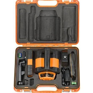 Geo-Fennel FL 115H Horizontal Rotating Laser Level in its protective case