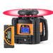 Geo Fennel FL 155 H-G Red Rotating Laser Level with FR 77MM Laser Receiver