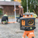Geo Fennel FL 300HV-G Easy Grade Rotating Laser Level mounted on a tripod
