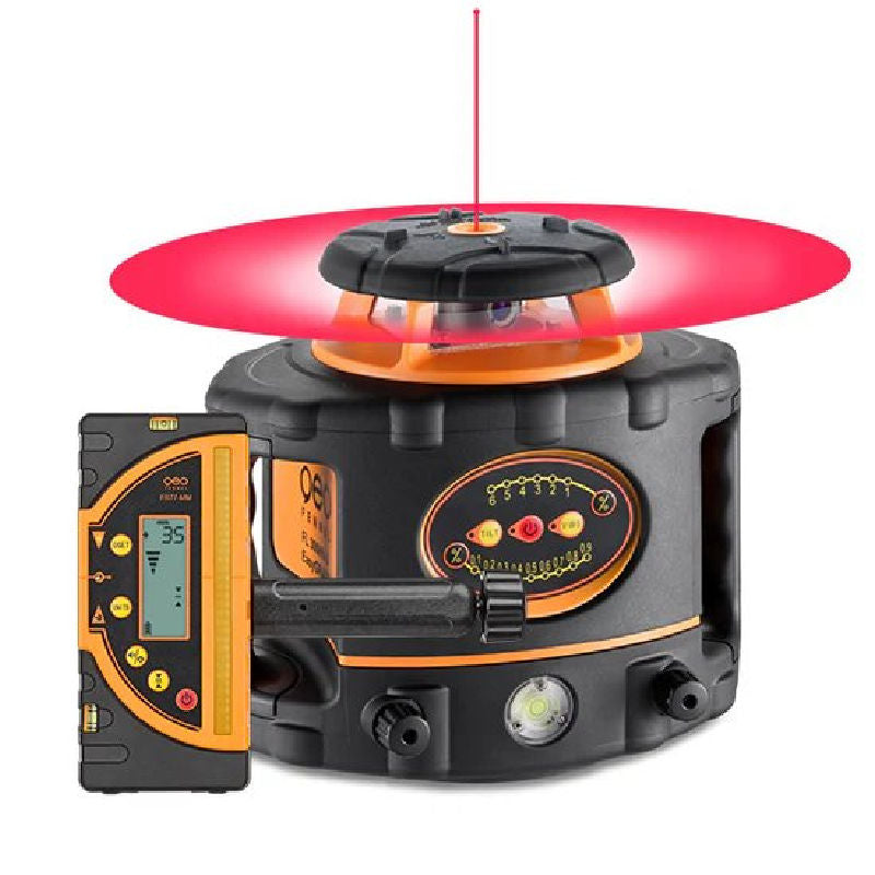 Geo Fennel FL 300HV-G Easy Grade Rotating Laser Level with FR-77MM Laser Receiver