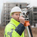 geo-FENNEL GFE 32-L Automatic Dumpy Level in use at a construction site
