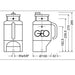 GEO-Laser RL-71L Automatic Rotating Laser Level dimensions