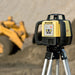 Leica Rugby 640 Rotary Laser Level mounted on a tripod