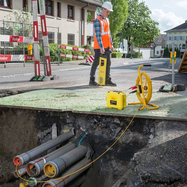 Leica Trace Rod in a kit used at a construction site