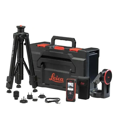 Leica Disto D5 Laser Distance Measurer Kit with Tripod and High Precision Adapter