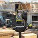 Leica Disto X6 Laser Distance Measurer with Adapter in use at a construction site