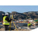 Leica Icon iCB70 Manual Total Station in use at a construction site