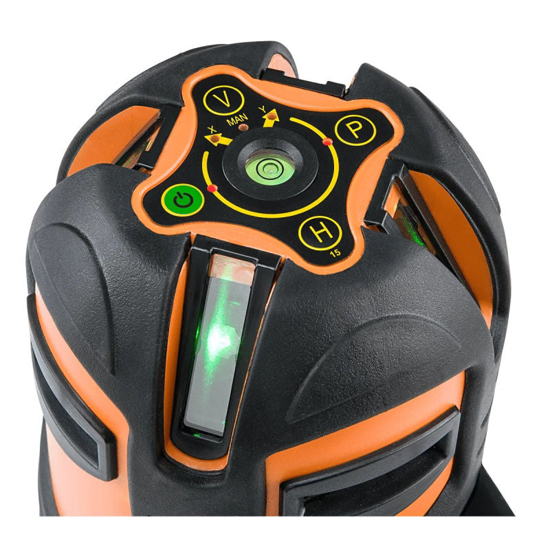 geo-FENNEL FLG 70 Laser Level Multi Line Green top view with buttons