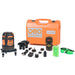 geo-FENNEL FLG 70 Green Laser Level Multi Line with accessories and case