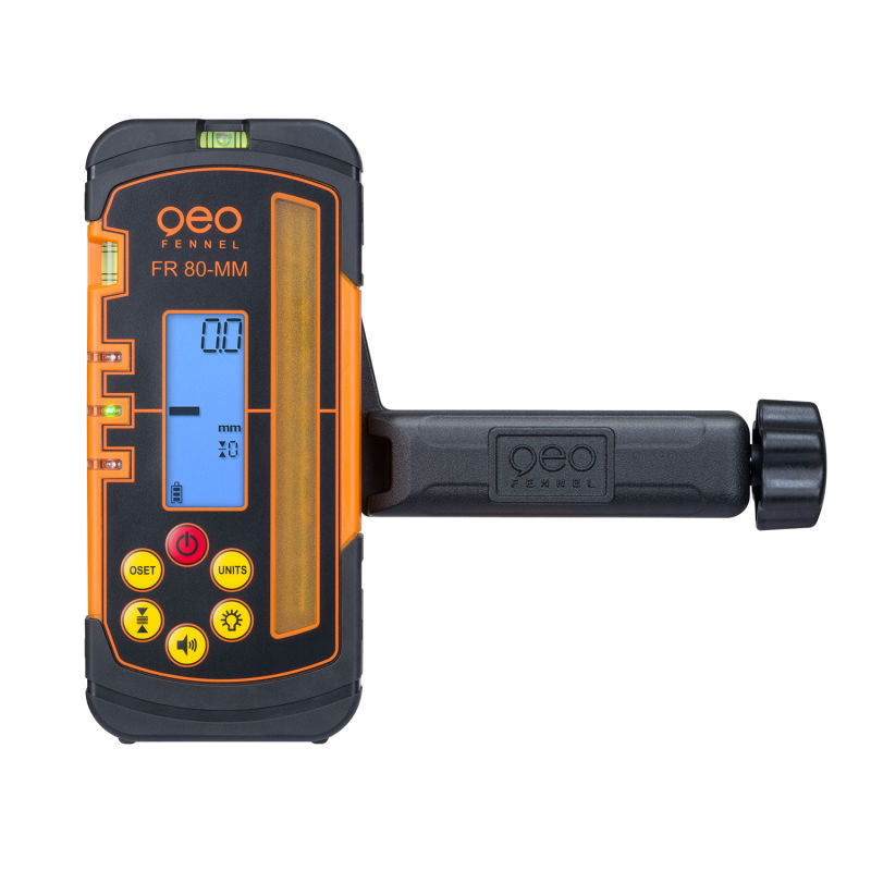 geo-FENNEL FR 80-MM Laser Detector with clamp front view