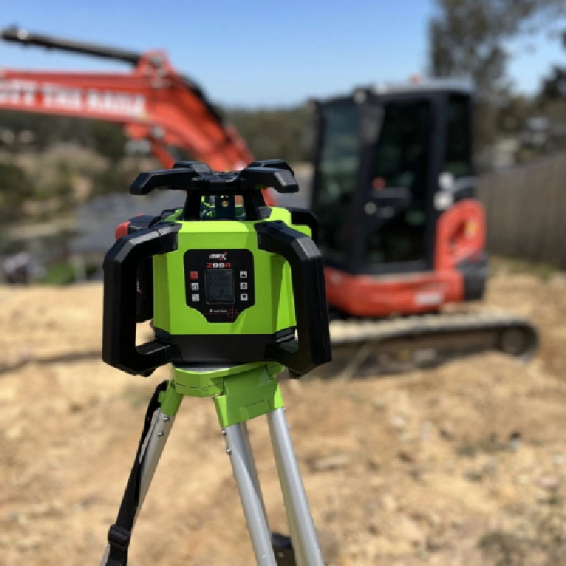 iMEX Z99R Dual Grade Red Beam Laser Level with LRX 10 Receiver