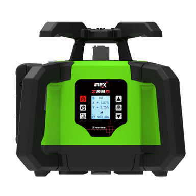 iMEX Z99R Dual Grade Red Beam Rotary Laser Level Front View