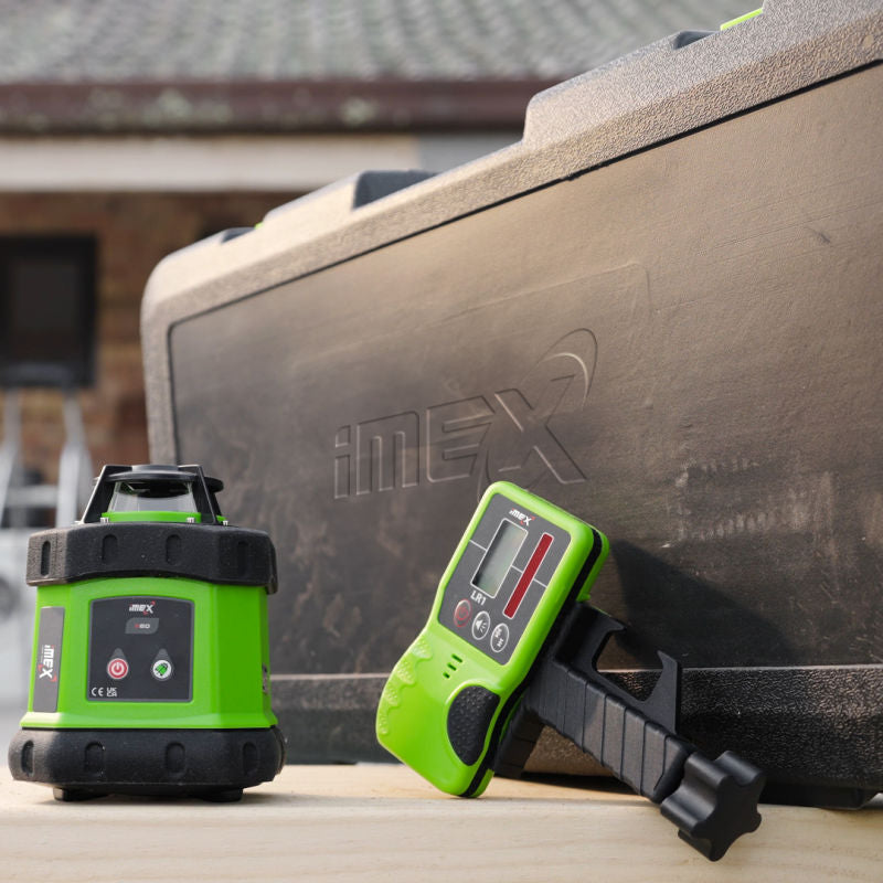 iMEX E60 Laser Level with Laser Receiver and Case
