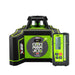 iMEX i88G Green Beam Rotary Laser Level with LRX10 Laser Detector
