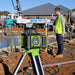 iMEX i77R Rotary Laser Level at a Construction SIte